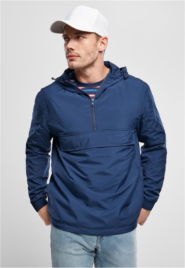 Urban Classics Basic Pull Over Jacket Dark Blue