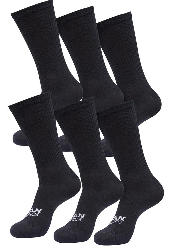 Urban Classics Basic socks 6 pairs black