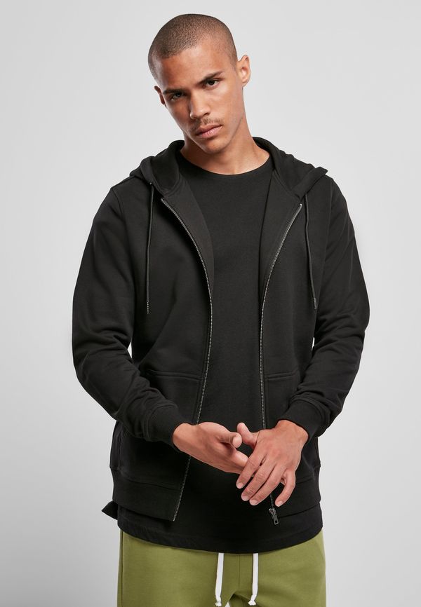 Urban Classics Basic Terry Zip Hoody Black