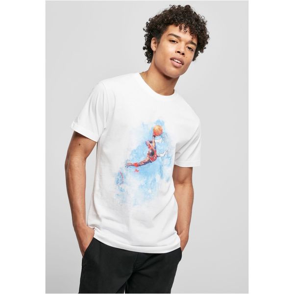 Mister Tee Basketball T-shirt with clouds white