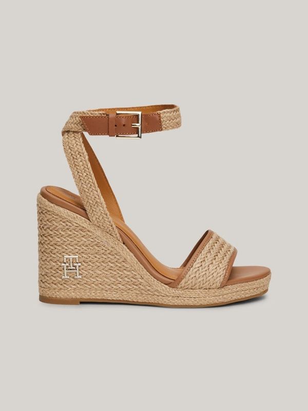 Tommy Hilfiger Beige-brown wedge sandals Tommy Hilfiger