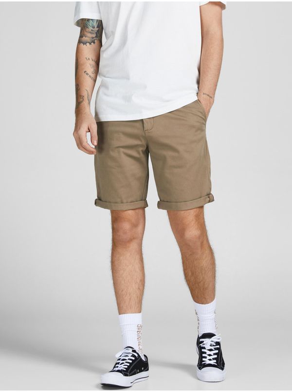 Jack & Jones Beige chino shorts Jack & Jones Bowie - Men