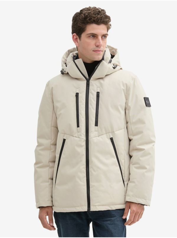 Tom Tailor Beige men's winter jacket Tom Tailor - Men's