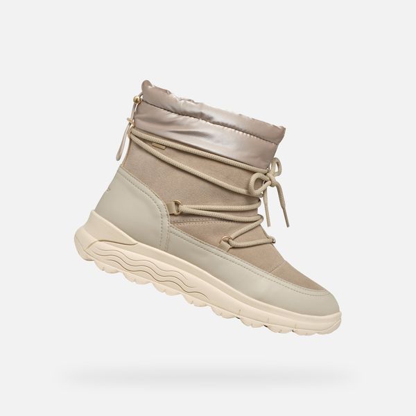 GEOX Beige women's ankle boots Geox Spherica 4X4 Abx - Women's