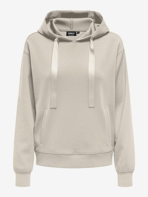 Only Beige women's hoodie ONLY Alina