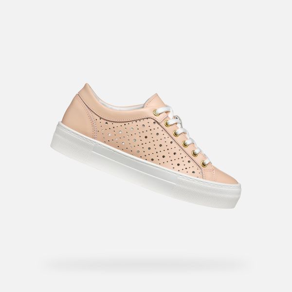 GEOX Beige women's sneakers Geox Claudin - Women's