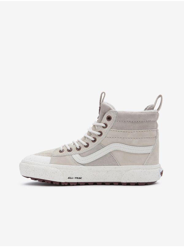 Vans Beige women's suede ankle sneakers VANS UA SK8-Hi MTE-2 - Women