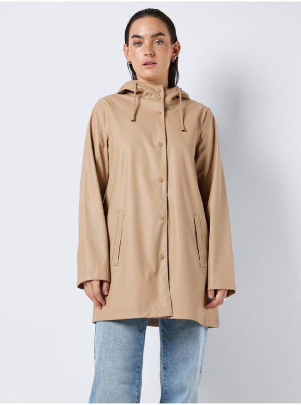 Noisy May Beige women's waterproof coat Noisy May Sky - Women