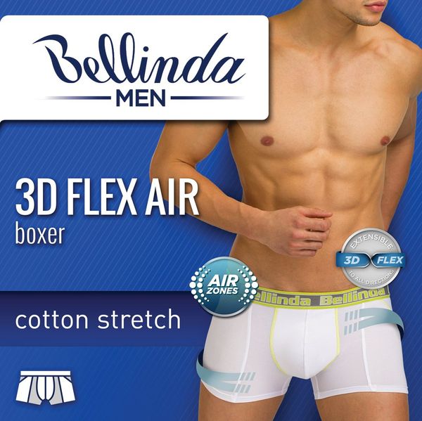 Bellinda Bellinda 3D FLEX AIR BOXER - Men's Sports-Friendly Boxer Shorts - Black