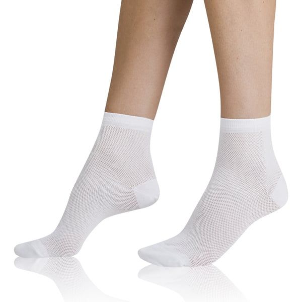 Bellinda Bellinda AIRY ANKLE SOCKS - Women's ankle socks - white