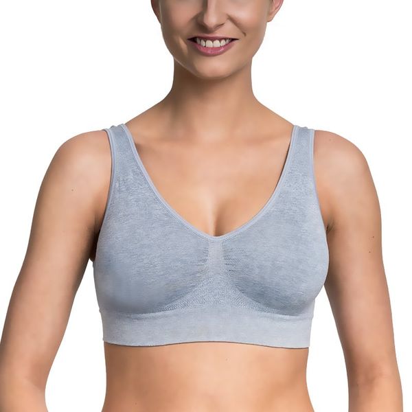 Bellinda Bellinda EASY BRA - Seamless Sports Bra - Grey