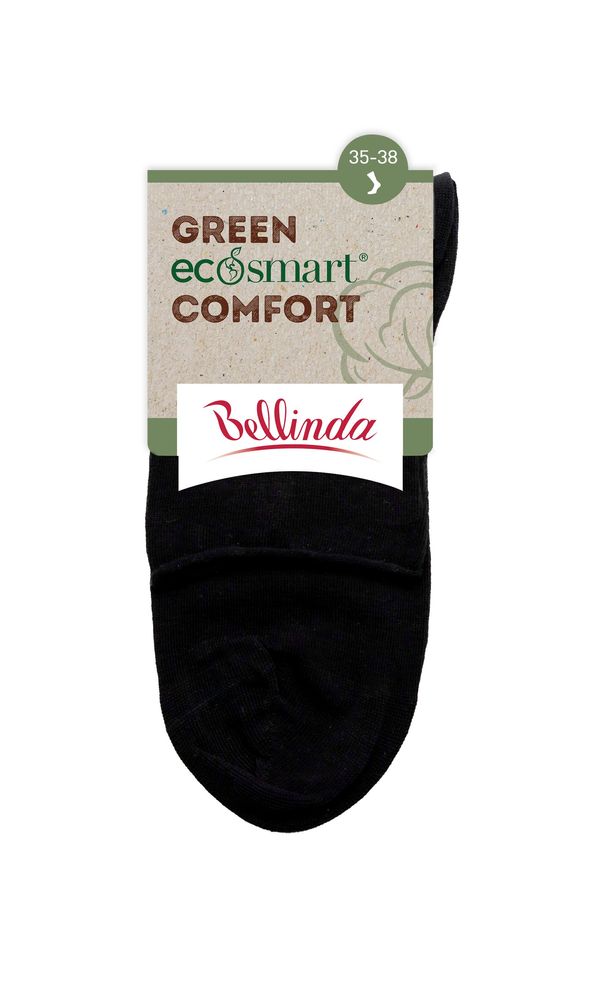 Bellinda Bellinda GREEN ECOSMART COMFORT SOCKS - Women's organic cotton socks with non-pressure hem - black