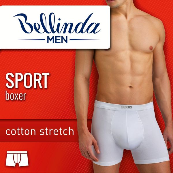 Bellinda Bellinda SPORT BOXER - Men's boxers with a fashionable cut - white