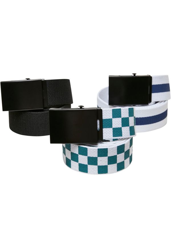 Urban Classics Accessoires Belts Trio black/jasper/spaceblue