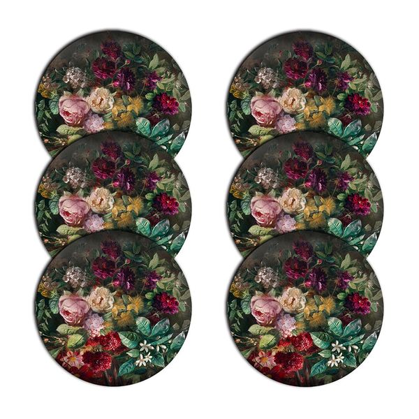 Bertoni Home Bertoni Home Unisex's 6 Round Table Pads Set Bukiet