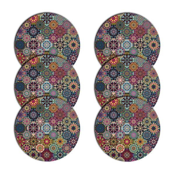 Bertoni Home Bertoni Home Unisex's 6 Round Table Pads Set Valencia