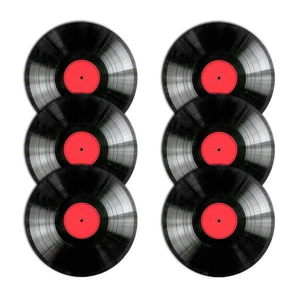 Bertoni Home Bertoni Home Unisex's 6 Round Table Pads Set Vinyl