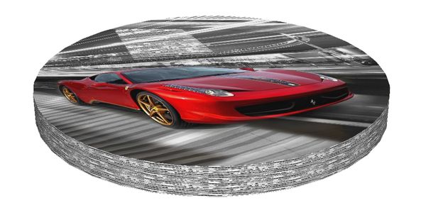 Bertoni Home Bertoni Home Unisex's Ring Chair Cushion Ferrari