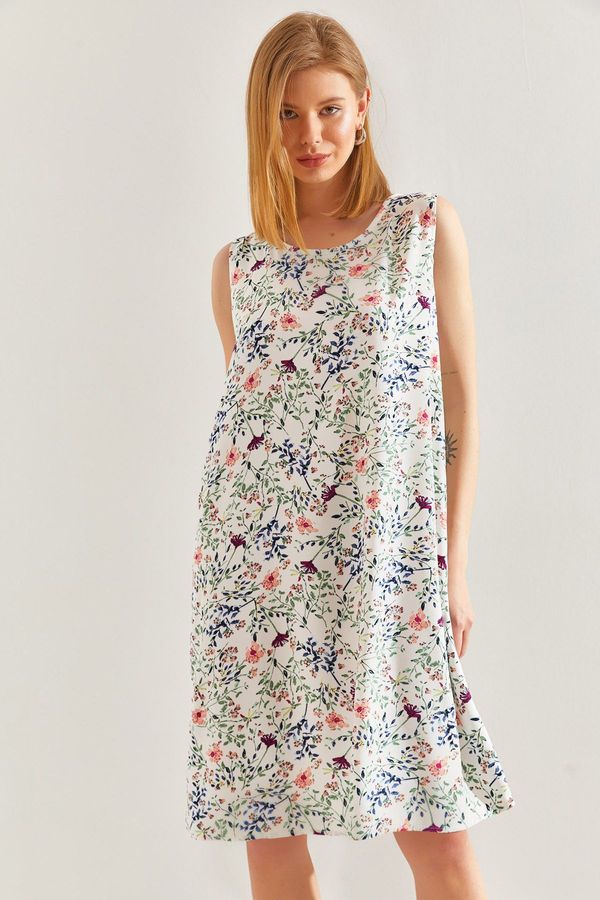 Bianco Lucci Bianco Lucci Women's Patterned Viscose Dress