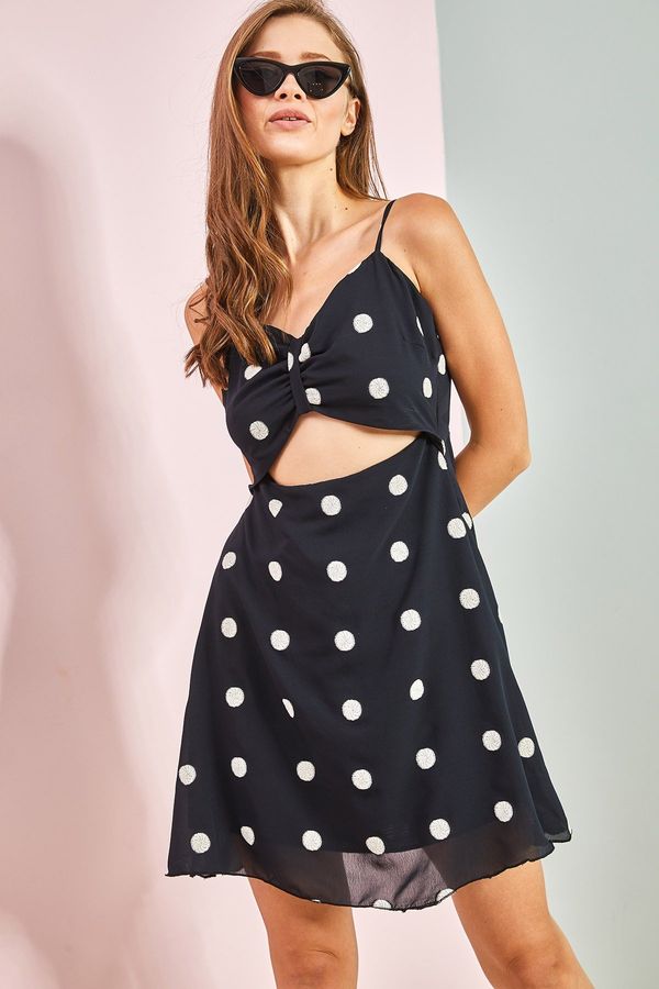 Bianco Lucci Bianco Lucci Women's Polka Dot Patterned Dress