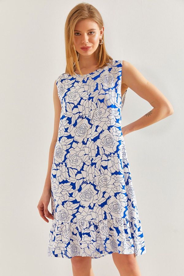 Bianco Lucci Bianco Lucci Women's Skirt Ruffled Floral Viscose Dress 60211018