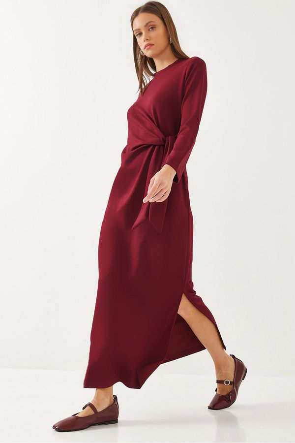 Bianco Lucci Bianco Lucci Women's Tie Detail Modal Dress