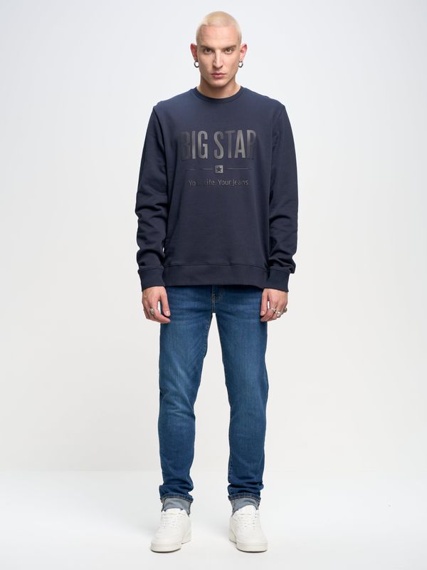 Big Star Big Star Man's Sweatshirt Sweat 152527 Blue-403