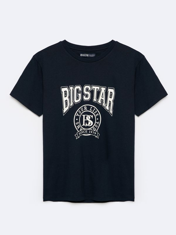 Big Star Big Star Man's T-shirt 152380 Navy Blue 403