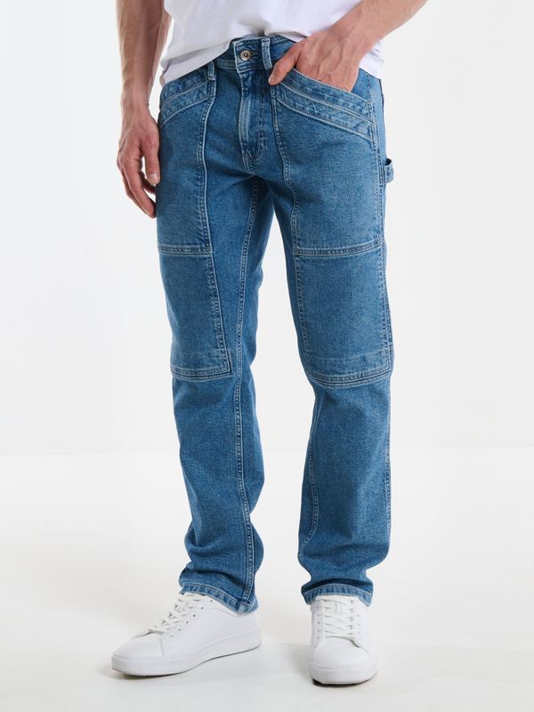 Big Star Big Star Man's Tapered Trousers Denim 190094 Light Denim-109