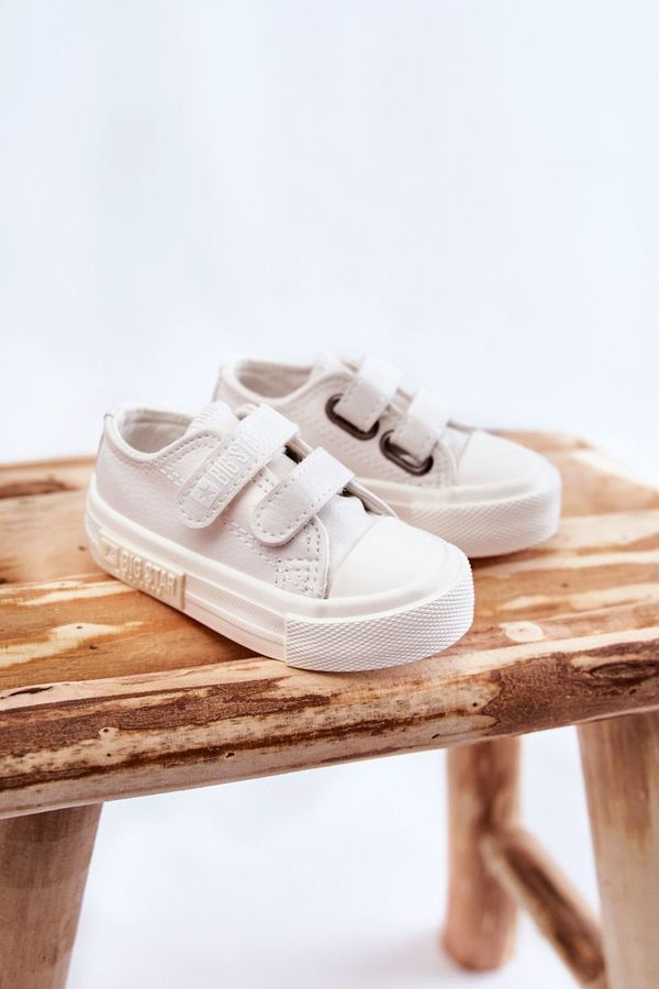 BIG STAR SHOES BIG STAR SHOES Children's Leather Sneakers With Velcro BIG STAR