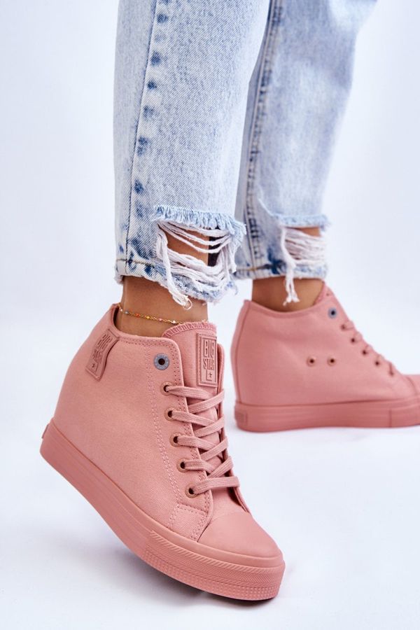 BIG STAR SHOES BIG STAR SHOES Hidden Wedge High Sneakers Big Star