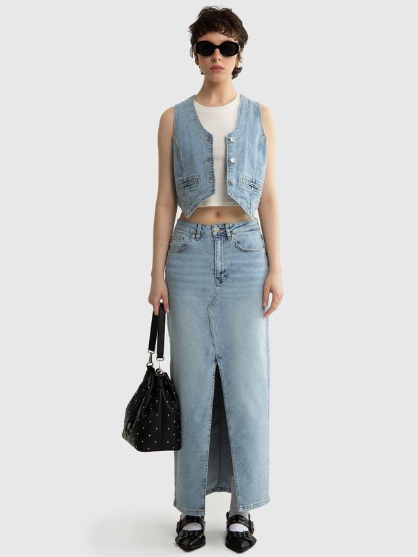 Big Star Big Star Woman's Skirt 120195  Denim-208