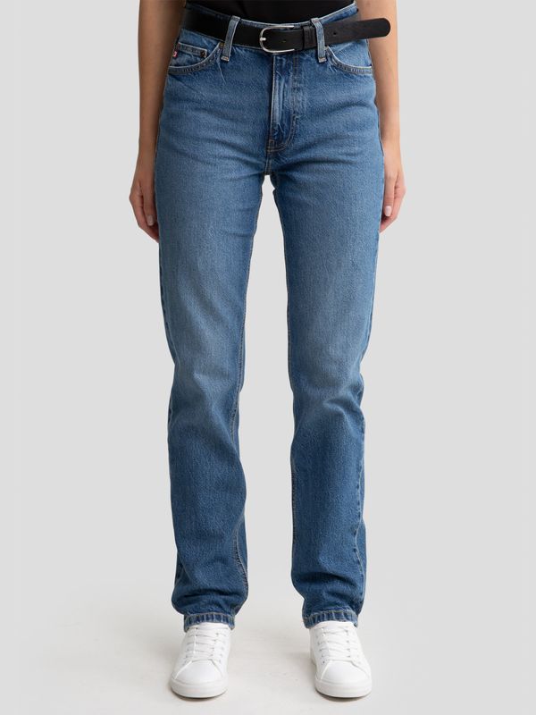 Big Star Big Star Woman's Straight Trousers Denim 115035 301