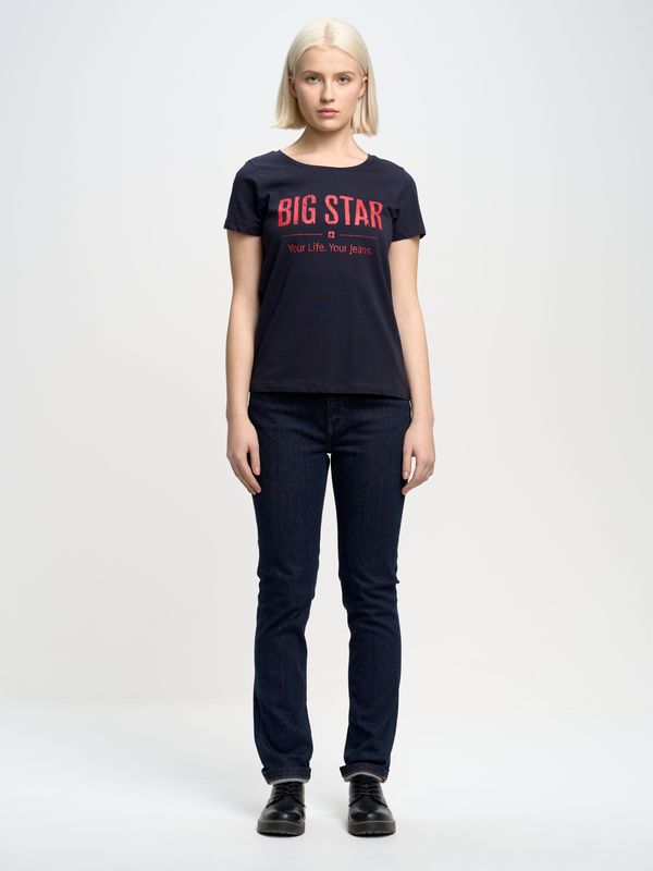 Big Star Big Star Woman's T-shirt_ss T-shirt 152084 Blue-403