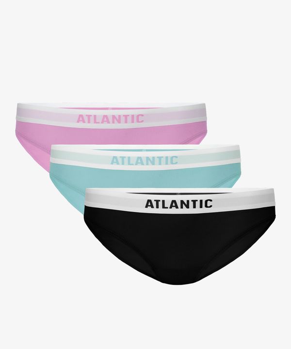 Atlantic Bikini ATLANTIC 3Pack Women's Panties - purple/green/black