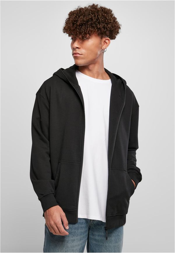 Urban Classics Bio hoodie with zipper in black