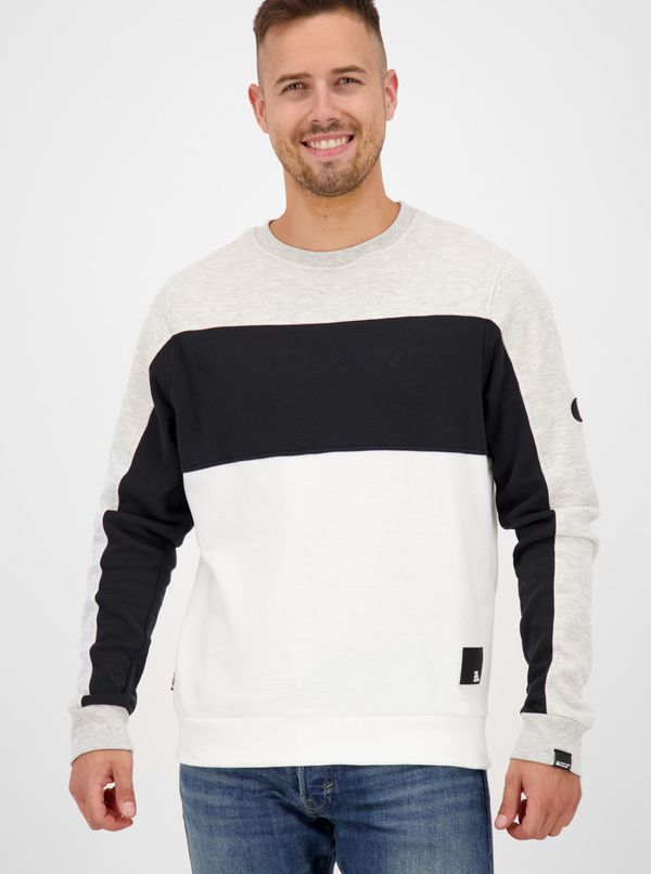 ALIFE AND KICKIN Black and white men's sweatshirt Alife and Kickin - Men