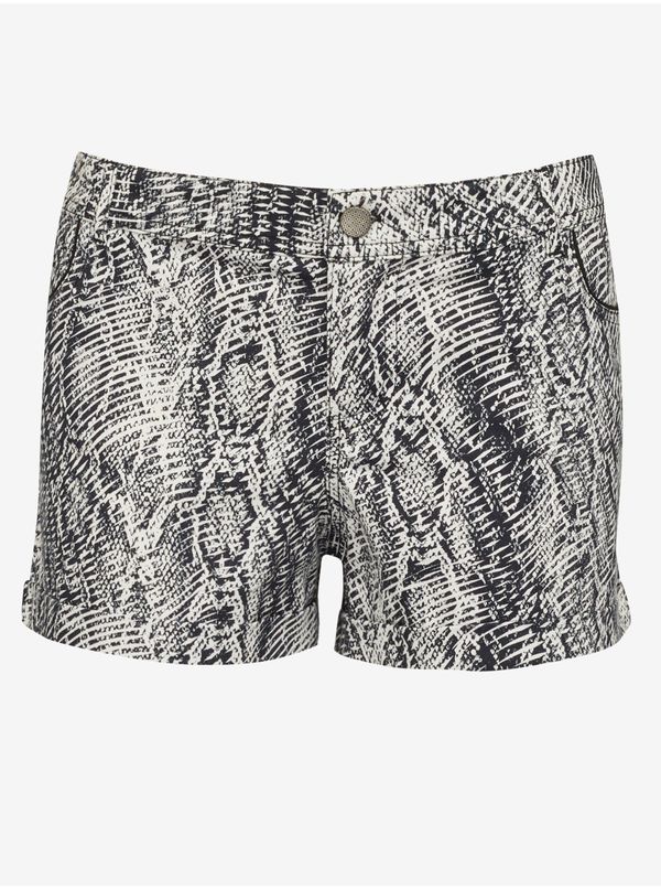 CAMAIEU Black and white patterned shorts CAMAIEU - Women's