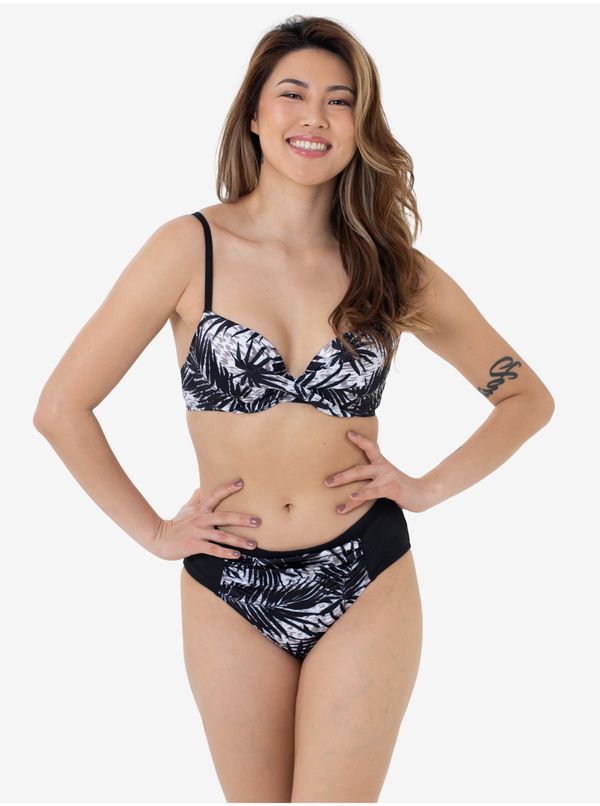 Dorina Black and white women's patterned bikini bottom DORINA Bako - Women