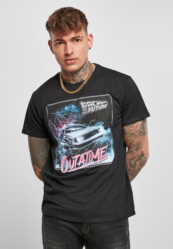 Merchcode Black Back To The Future Outatime T-Shirt