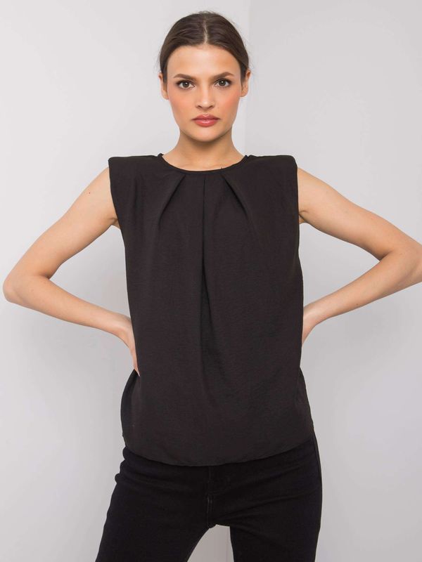 Fashionhunters Black blouse from Lisken RUE PARIS