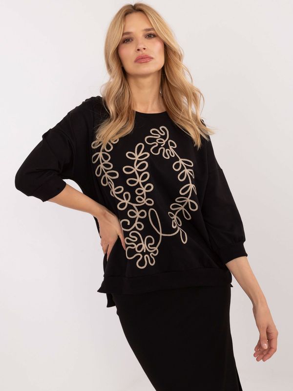 Fashionhunters Black casual blouse