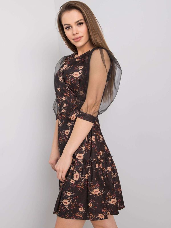 Fashionhunters Black dress Jolene