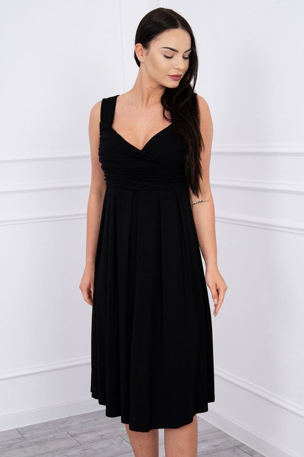 Kesi Black dress with wide straps