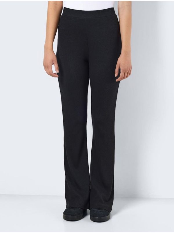 Noisy May Black flared fit trousers Noisy May Pasa - Women's