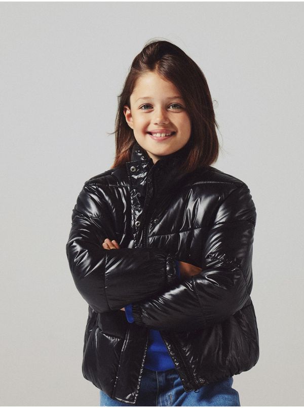name it Black girl's quilted jacket name it Monna - Girls