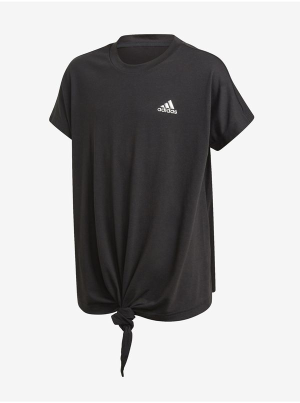 Adidas Black girls' sports t-shirt adidas Performance Dance - unisex