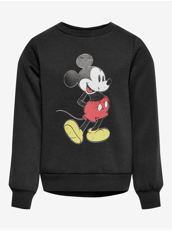 Only Black Girls Sweatshirt ONLY Mickey - Girls