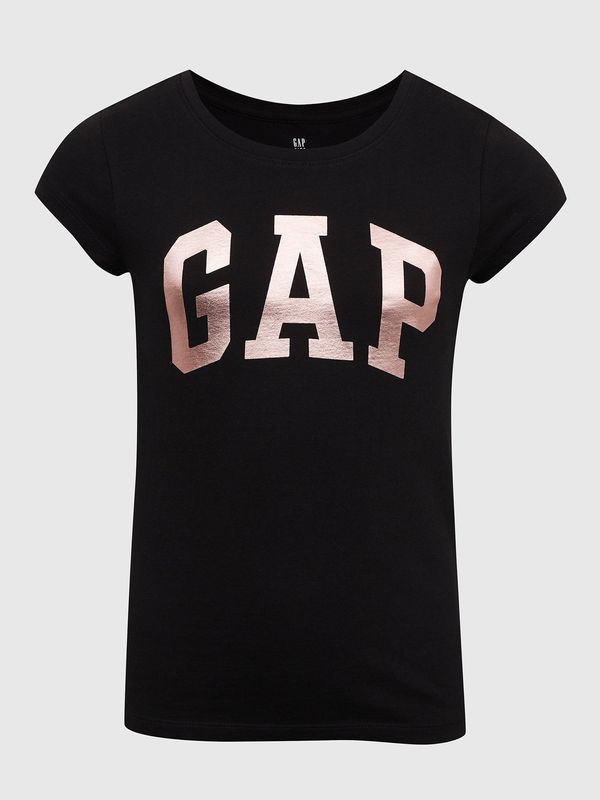 GAP Black girls' T-shirt with GAP logo
