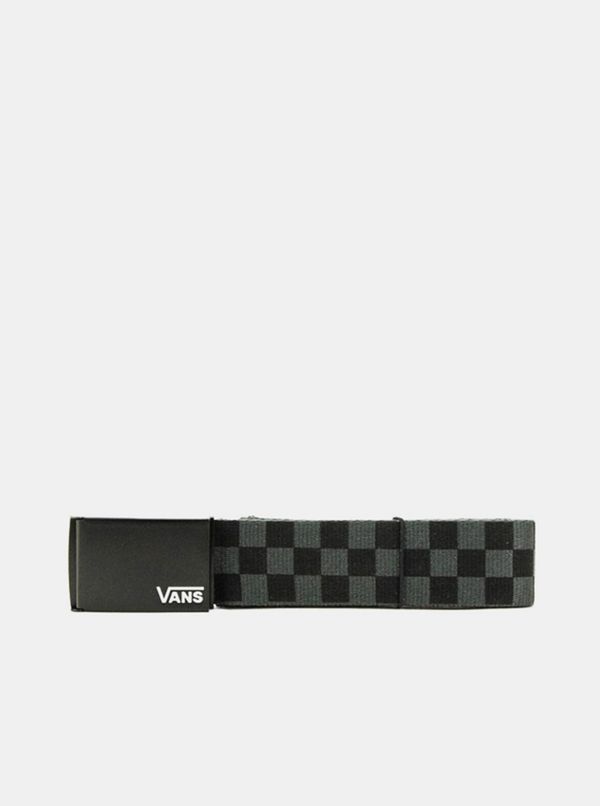 Vans Black-Grey Men's Patterned Belt VANS Deppster II - Men